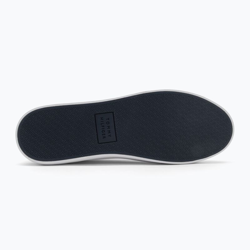 Tommy Hilfiger férfi edzőcipő Th Hi Vulc Core Low Leather Ess YBS fehér 4