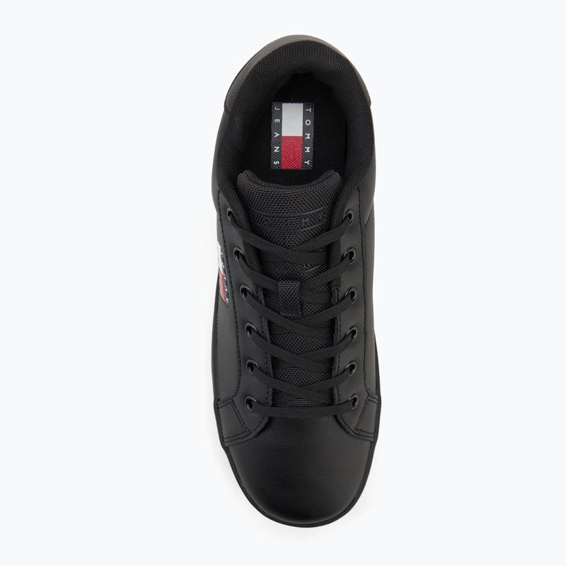 Tommy Jeans női cipő Tjw Flatform Cupsole Ess fekete 5