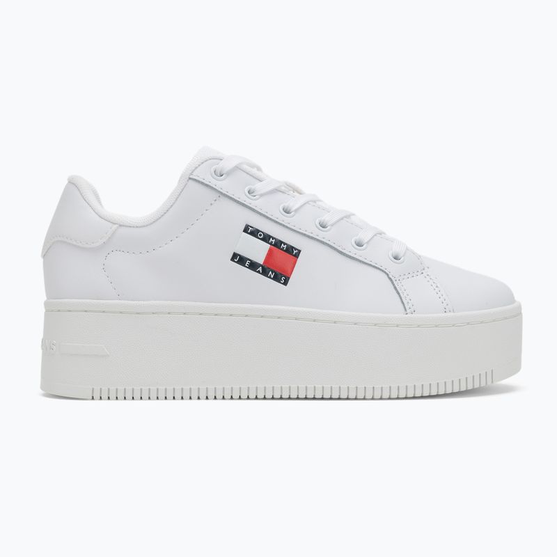 Tommy Jeans női cipő Tjw Flatform Cupsole Ess fehér 2