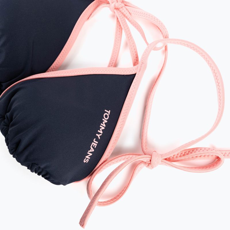 Tommy Jeans Triangle RP fürdőruha felső dark night navy 3