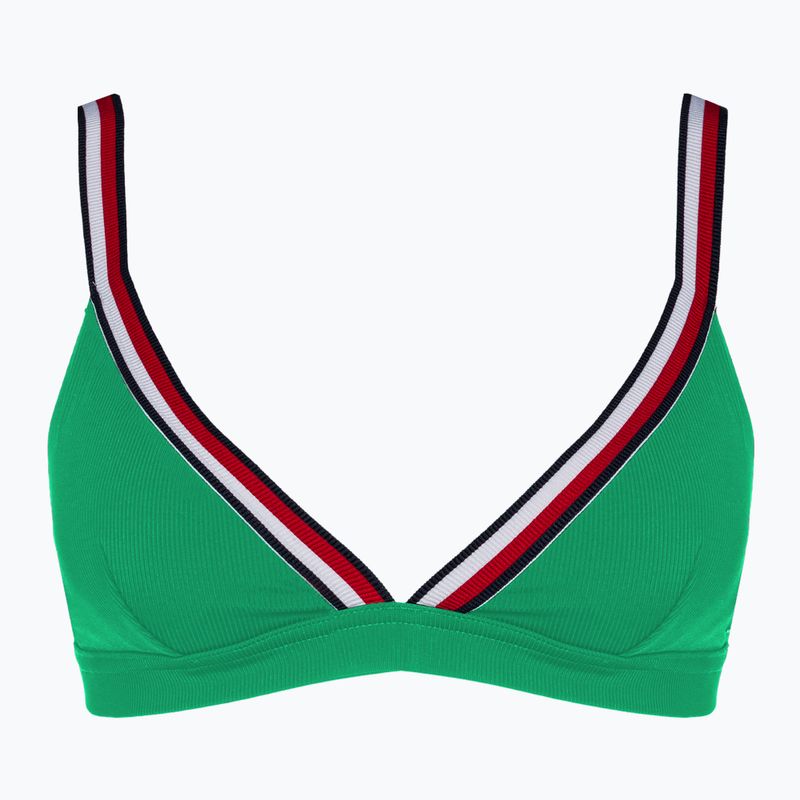 Fürdőruha felső Tommy Hilfiger Triangle Rp olympic green