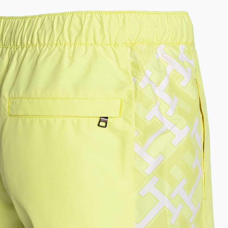 Férfi úszónadrág Tommy Hilfiger SF Medium Drawstring Print reactive monogram yellow tulip 3