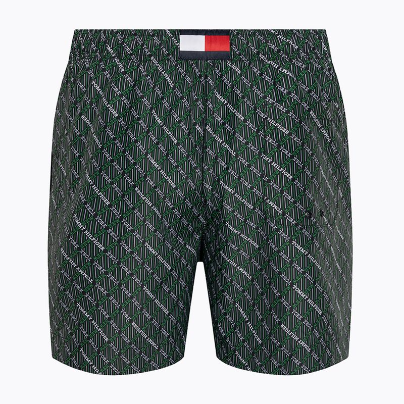 Férfi úszónadrág Tommy Hilfiger Medium Drawstring Print new york geo green 2