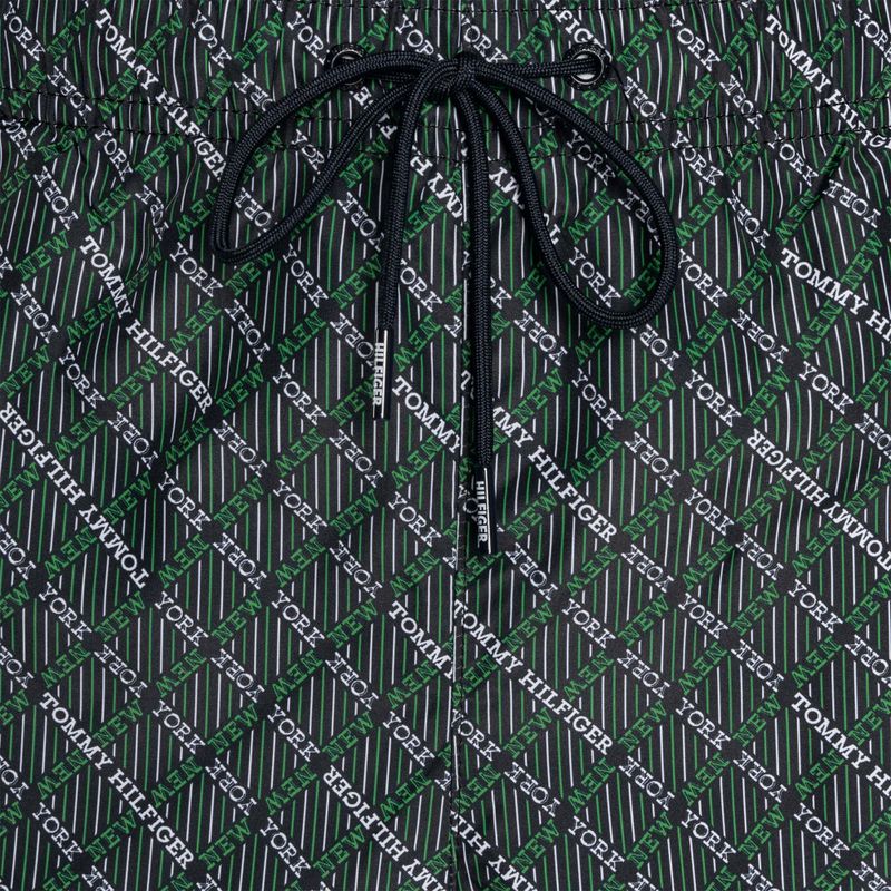 Férfi úszónadrág Tommy Hilfiger Medium Drawstring Print new york geo green 3