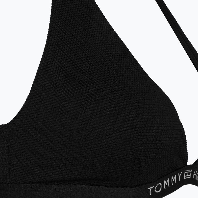 Fürdőruha felső Tommy Hilfiger Triangle Fixed Rp black 3