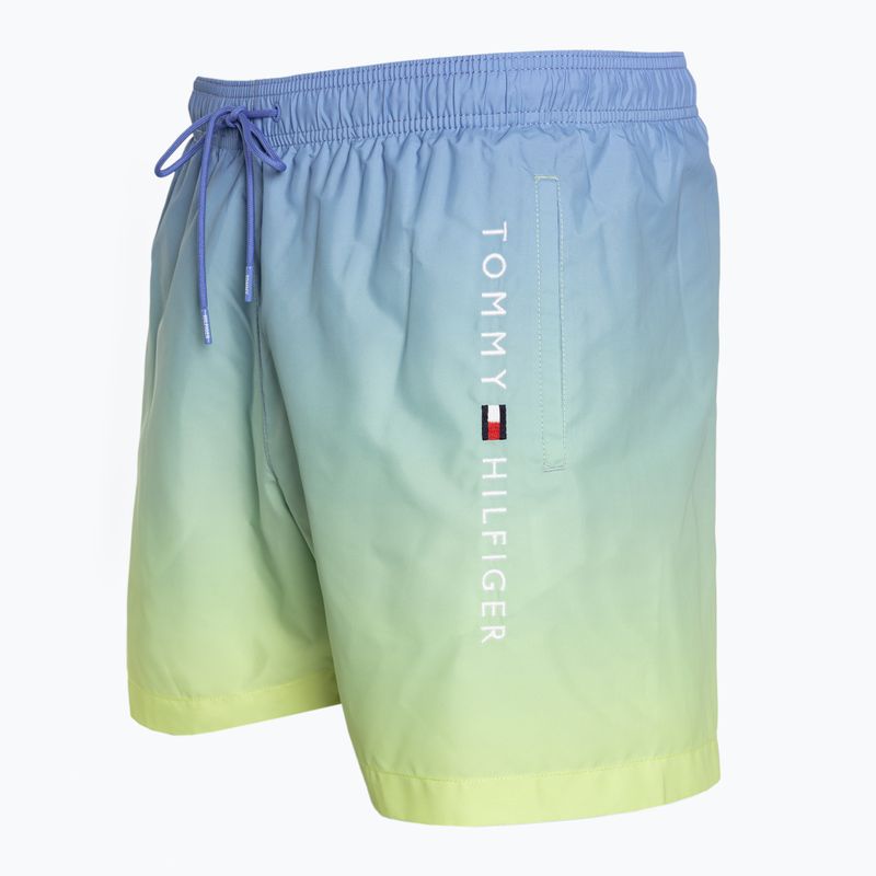 Férfi úszónadrág Tommy Hilfiger Medium Drawstring Print ombre blue spell/yellow tulip 3