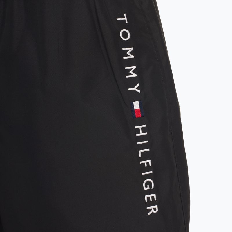 Férfi Tommy Hilfiger Medium húzózsinóros úszónadrág fekete 3