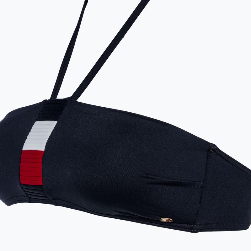 Fürdőruha felső Tommy Hilfiger Bandeau desert sky 3
