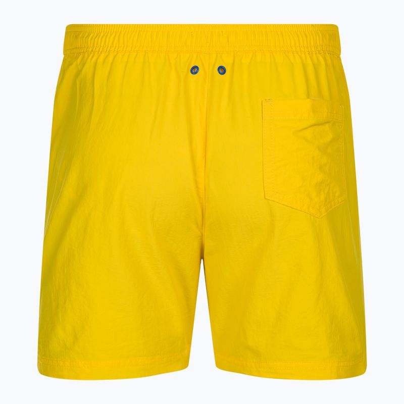 Férfi úszónadrág Tommy Jeans SF Medium Drawstring Side Tape vivid yellow 2