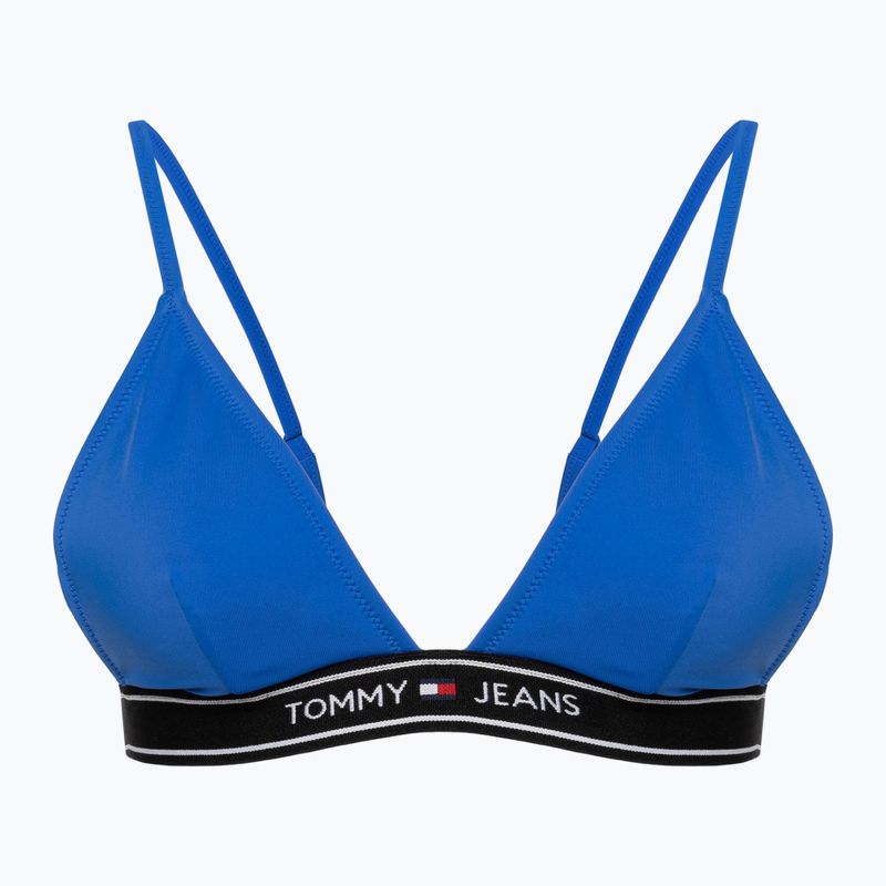 Tommy Jeans Triangle RP perzsa kék fürdőruha felső