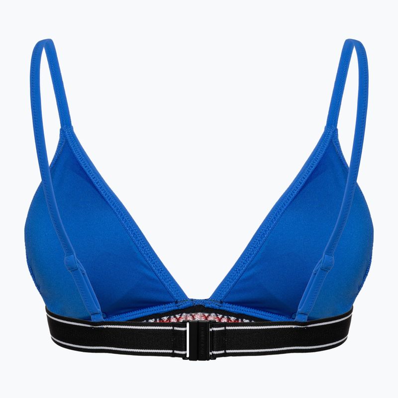 Tommy Jeans Triangle RP perzsa kék fürdőruha felső 2