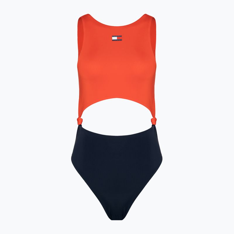 Női Tommy Jeans kivágott egyrészes Hot Heat fürdőruha