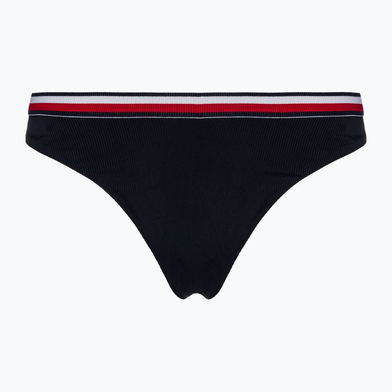 Fürdőruha alsó Tommy Hilfiger Cheeky High Leg Bikini desert sky