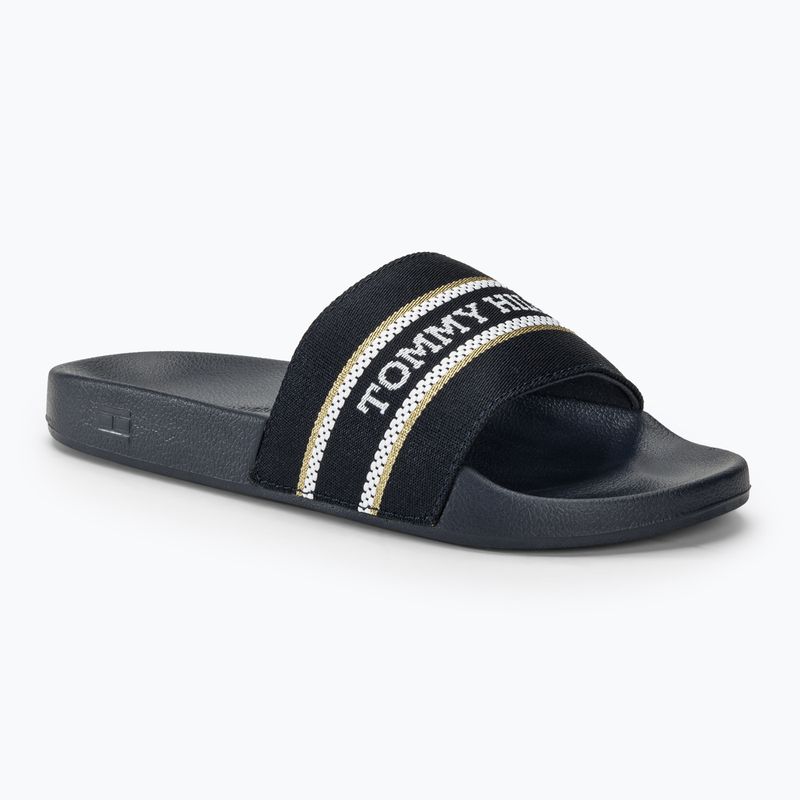 Tommy Hilfiger női flip-flopok Poolslide With Webbing space kék