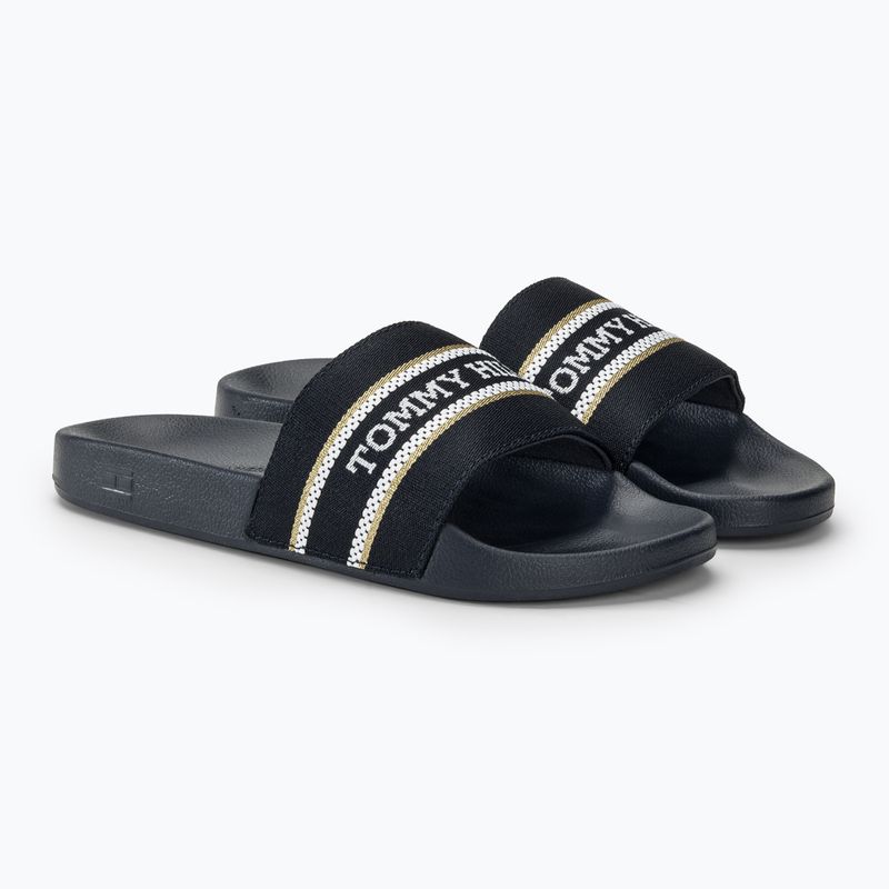Tommy Hilfiger női flip-flopok Poolslide With Webbing space kék 4