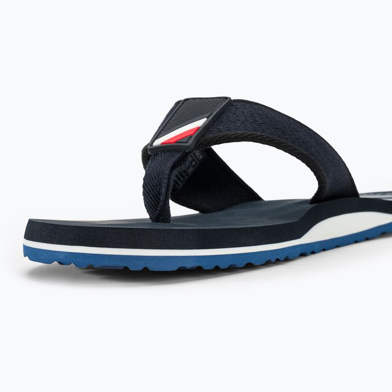 Férfi Tommy Hilfiger Sportos strandszandál desszert ég flip flopok 8