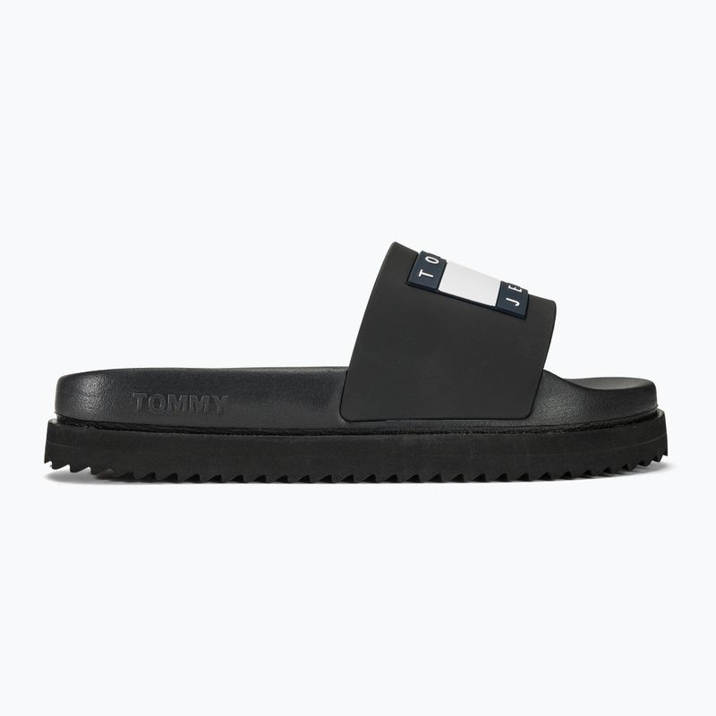 Női papucs Tommy Jeans Elevated Flatform Slide black 2