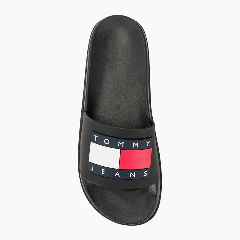 Női papucs Tommy Jeans Elevated Flatform Slide black 6