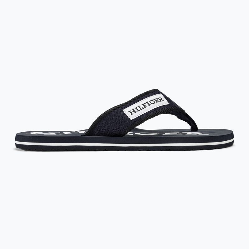 Férfi flop-flop papucs Tommy Hilfiger Patch Beach Sandal desert sky 2