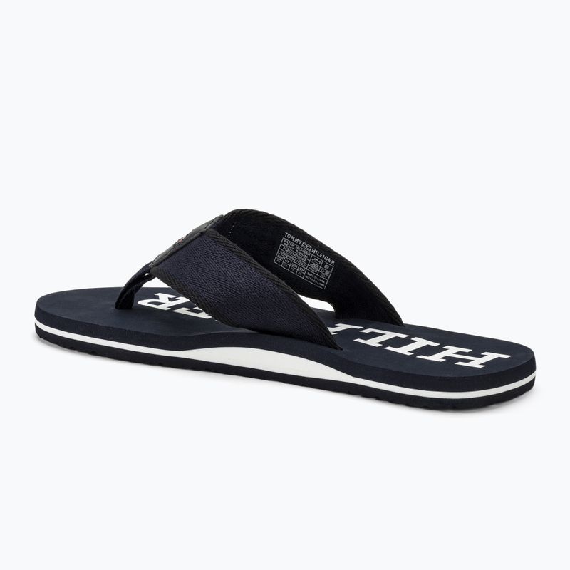 Férfi flop-flop papucs Tommy Hilfiger Patch Beach Sandal desert sky 3