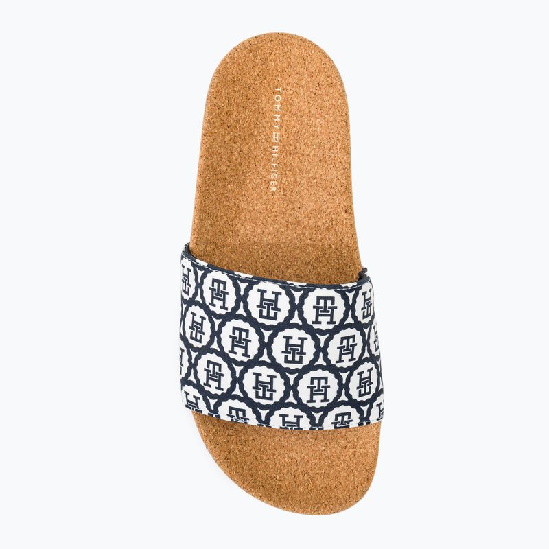 Női papucs Tommy Hilfiger Emblem Cork Slide space blue 5