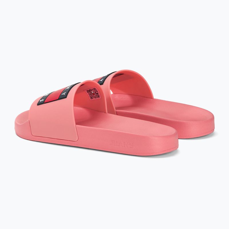 Női papucs Tommy Jeans Flag Pool Slide Ess tickled pink 3