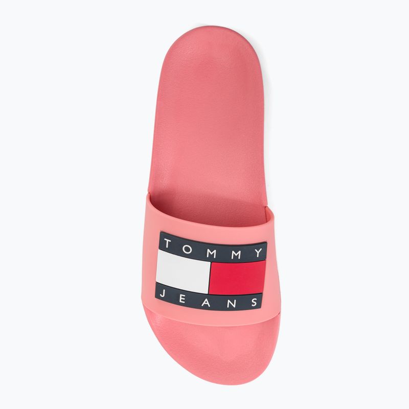 Női papucs Tommy Jeans Flag Pool Slide Ess tickled pink 6