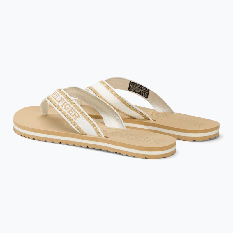 női flip flop Tommy Hilfiger Beach Sandal harvest wheat 3