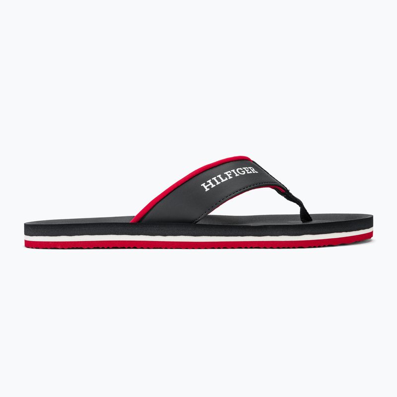 Férfi Tommy Hilfiger Comfort Beach Sandal DW5 sivatagi égbolt flip flopok 2