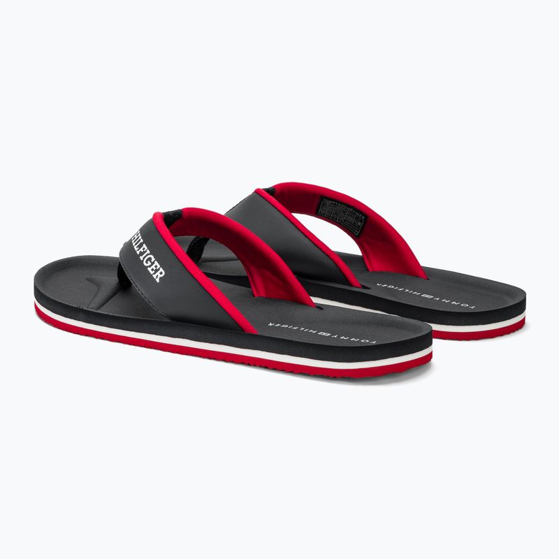 Férfi Tommy Hilfiger Comfort Beach Sandal DW5 sivatagi égbolt flip flopok 3