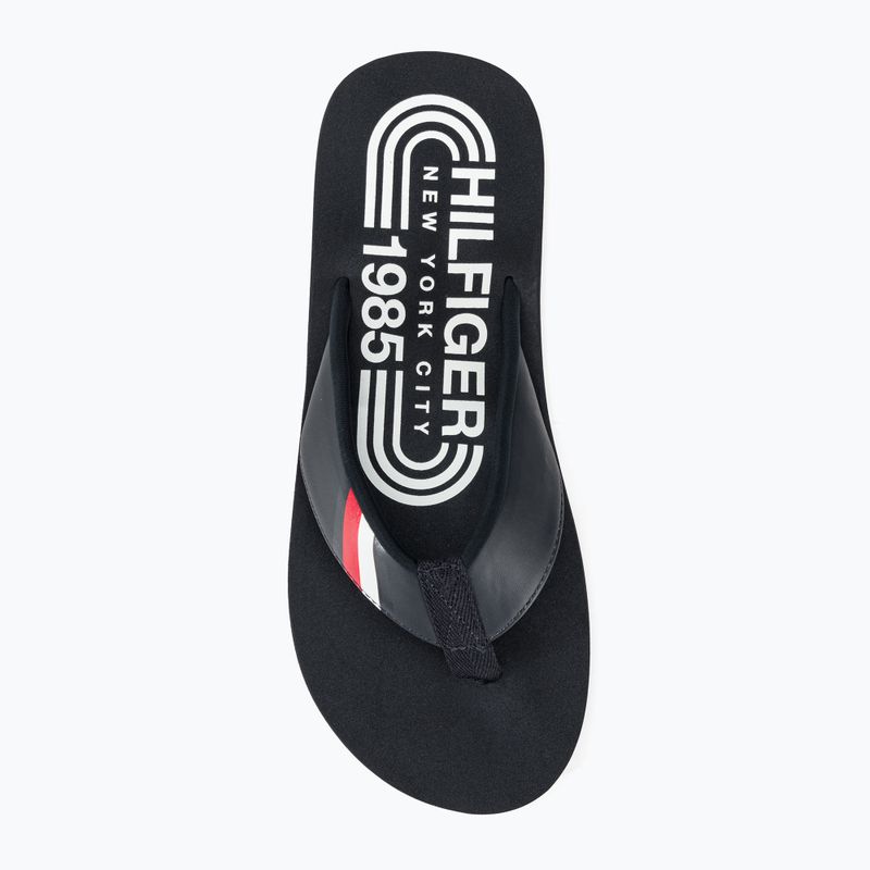 Férfi Tommy Hilfiger Rwb párnázott strandszandál DW5 desert sky flip flopok 6