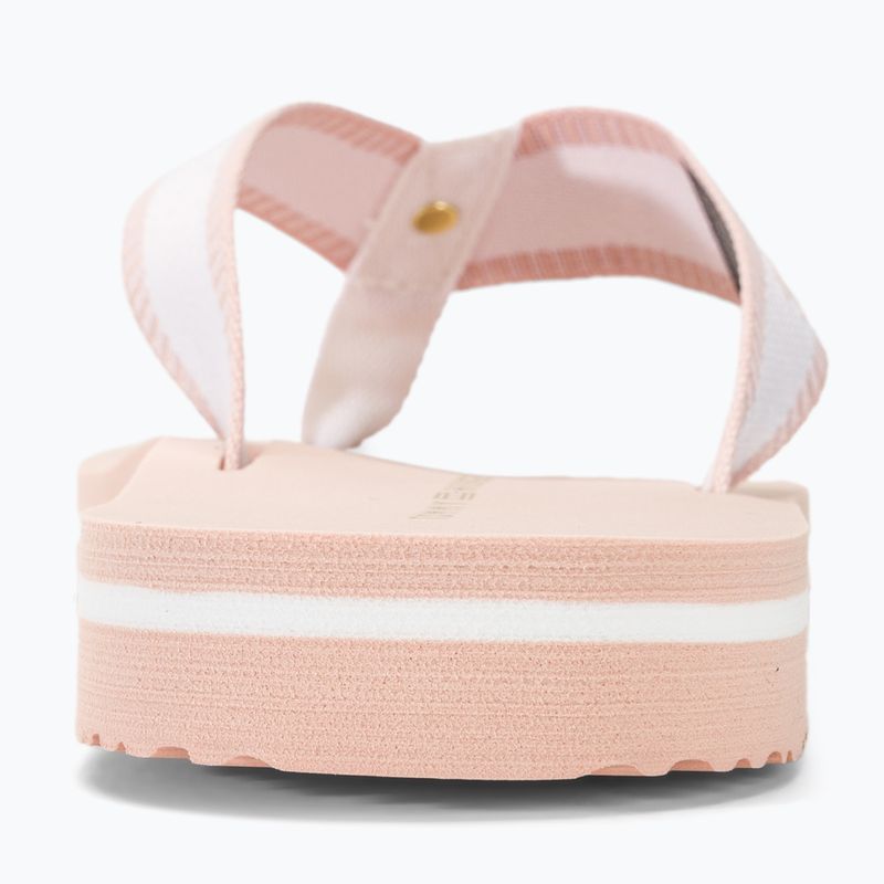 Tommy Hilfiger női Webbing Pool Slide 0LA ecru/whimsical pink flip-flopok 7