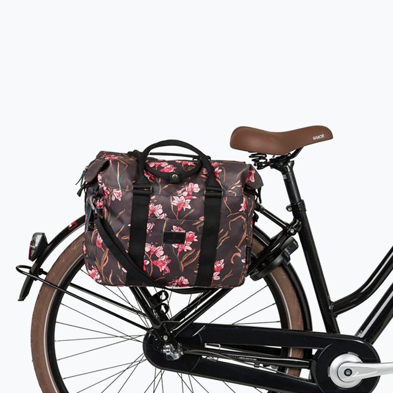 FastRider Nyla Shopper egyszemélyes kerékpáros táska Trend Click'nGo 20 l kerékpáros táska virágzás 8