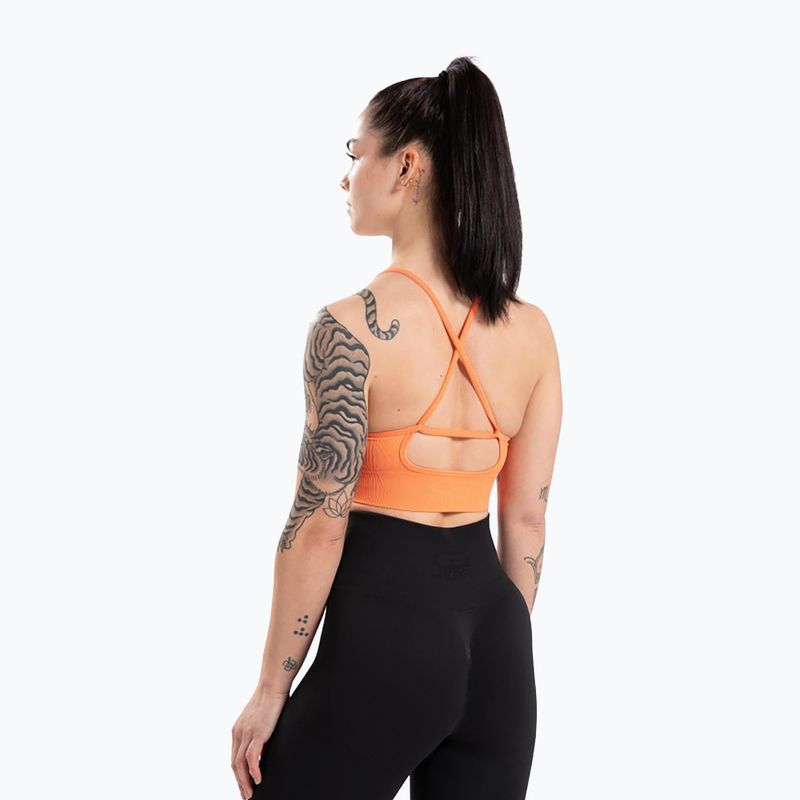 Sportmelltartó Gorilla Wear Olivia Sports Bra orange 3