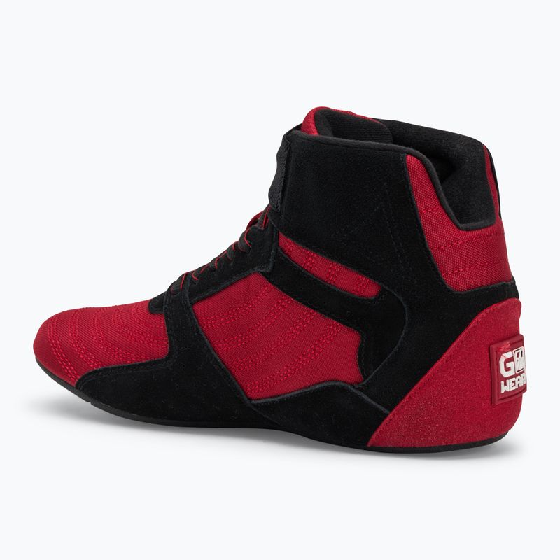 Férfi Gorilla Wear Pro High Tops piros/fekete edzőcipő 3