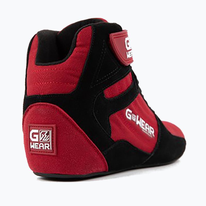 Férfi Gorilla Wear Pro High Tops piros/fekete edzőcipő 9