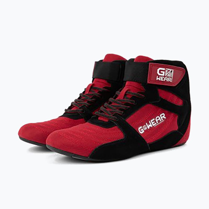 Férfi Gorilla Wear Pro High Tops piros/fekete edzőcipő 11