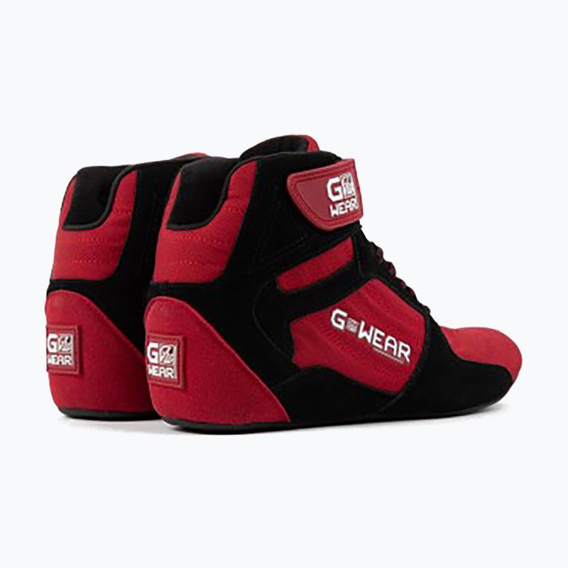 Férfi Gorilla Wear Pro High Tops piros/fekete edzőcipő 12