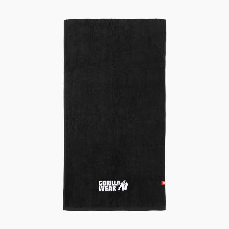 Törölköző Gorilla Wear Zip Pocket Gym black