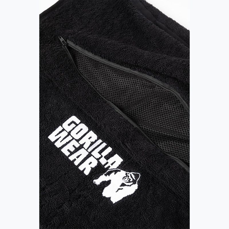 Törölköző Gorilla Wear Zip Pocket Gym black 4