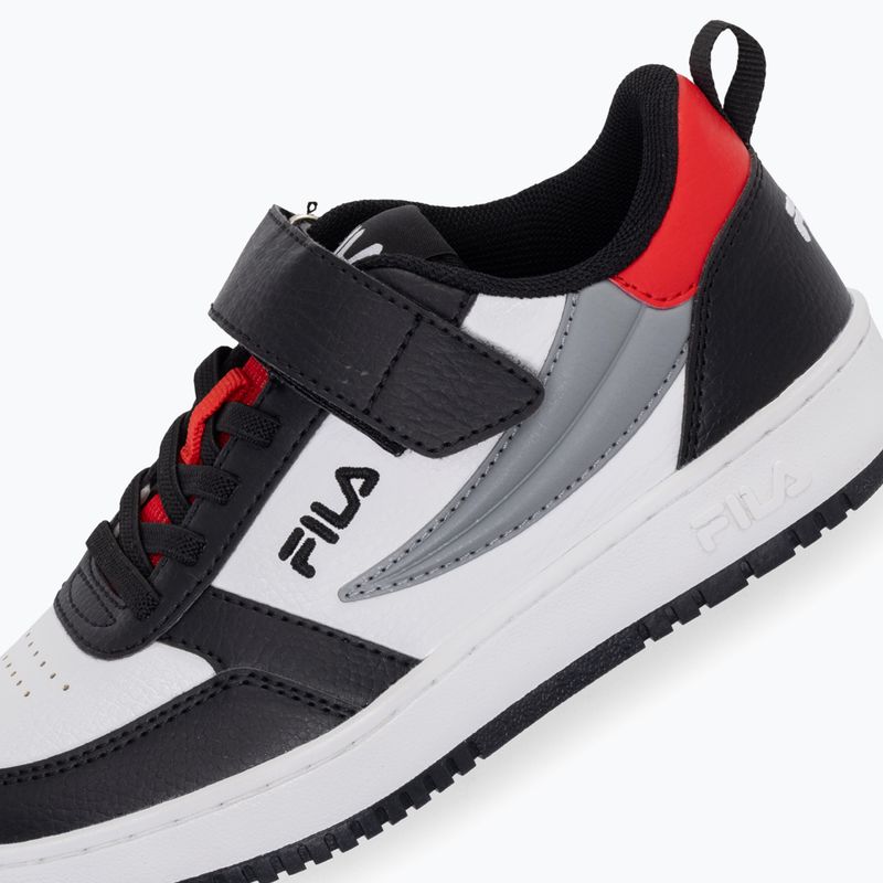 Gyerekcipő FILA Rega Nf Velcro white/black/fila red 5