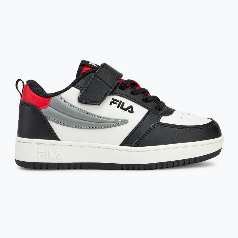 Gyerekcipő FILA Rega Nf Velcro white/black/fila red 2