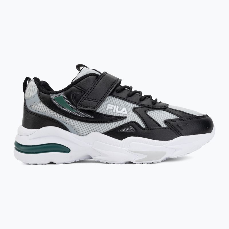 Gyerekcipők FILA Madrun Velcro black/posy green 2