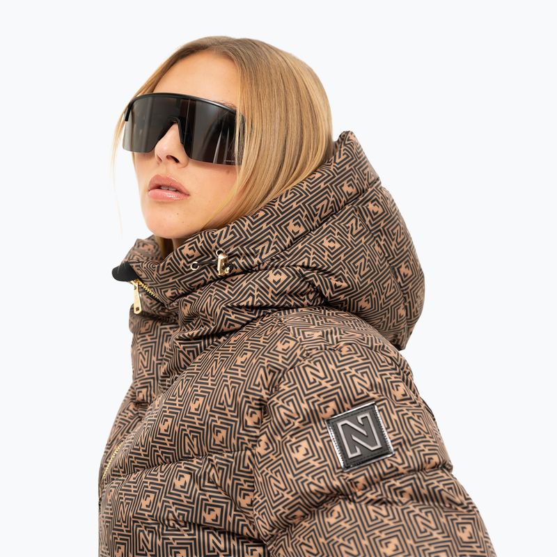 Női sídzseki Nikkie Newport Logo camel 2