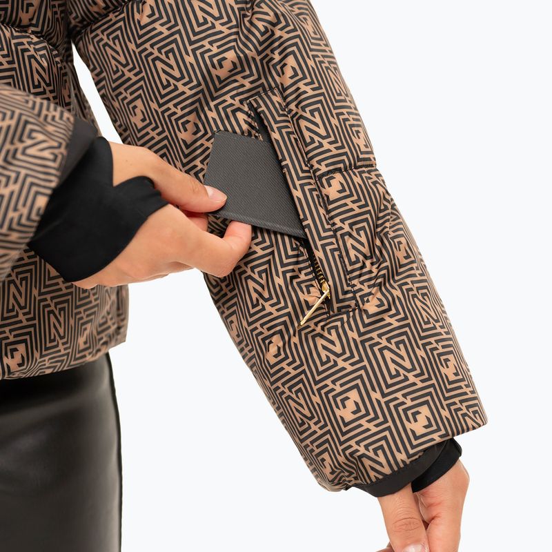 Női sídzseki Nikkie Newport Logo camel 4