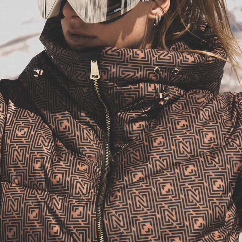 Női sídzseki Nikkie Newport Logo camel 8