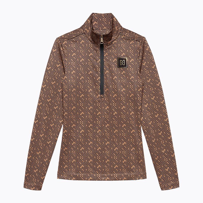 Női sípulóver Nikkie Nantes Logo Ski Pully camel 3