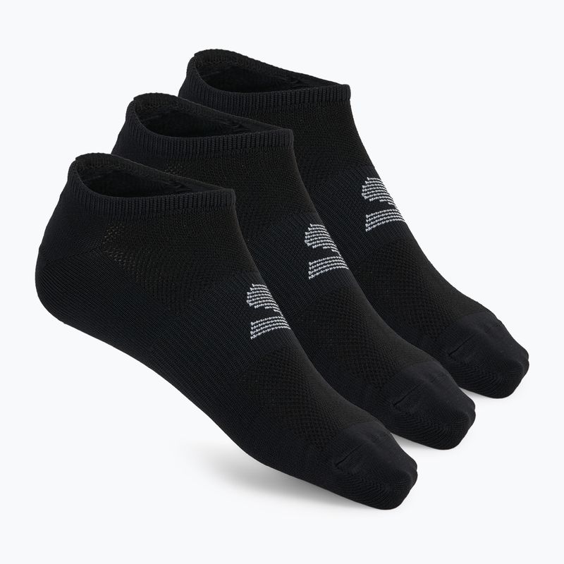 Férfi zokni SKECHERS Microfiber Non Terry No Show 3 pár black/white
