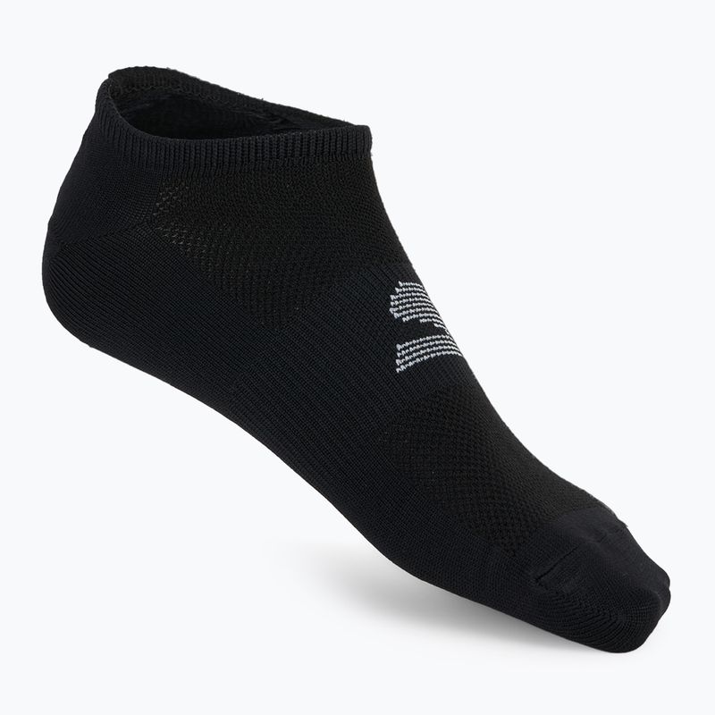Férfi zokni SKECHERS Microfiber Non Terry No Show 3 pár black/white 2