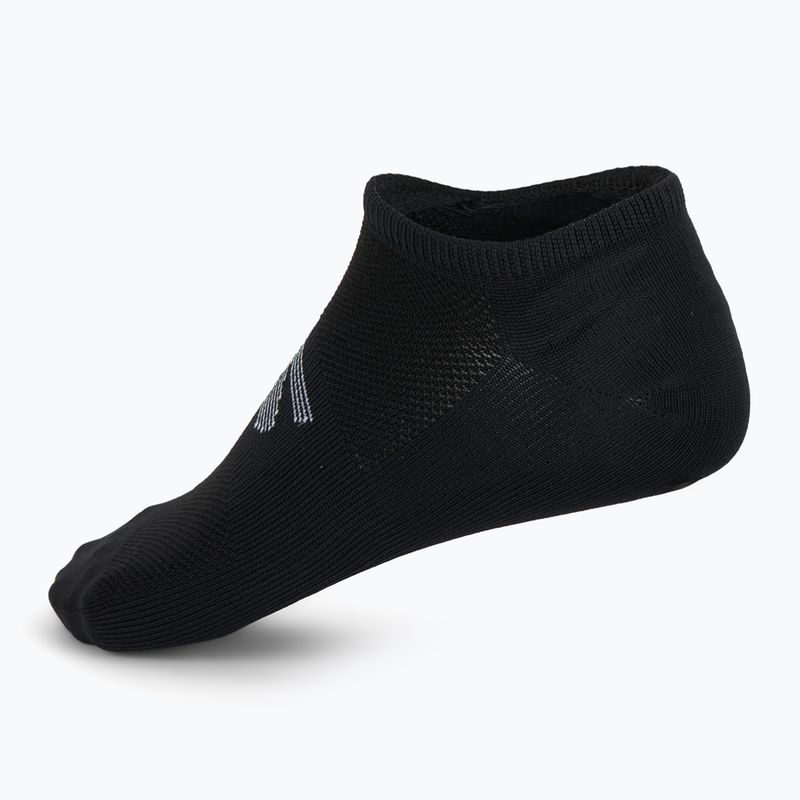 Férfi zokni SKECHERS Microfiber Non Terry No Show 3 pár black/white 3